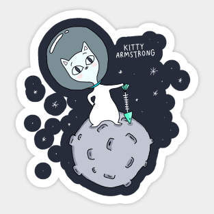 Kitty Armstrong Sticker